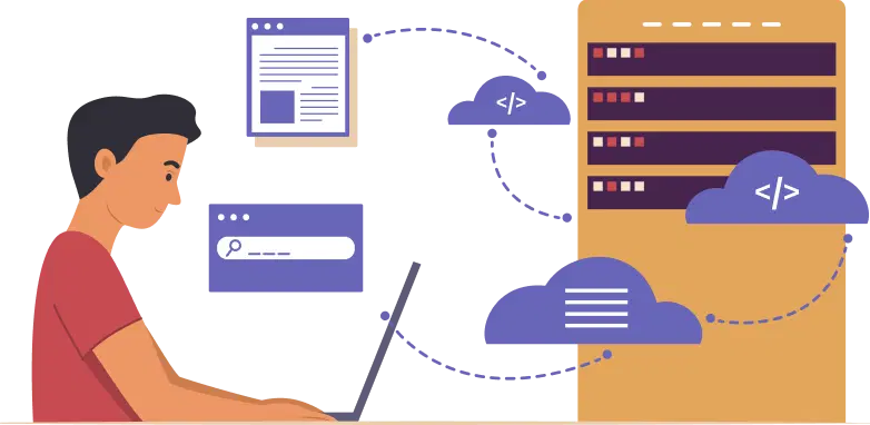 Cloud services illustration